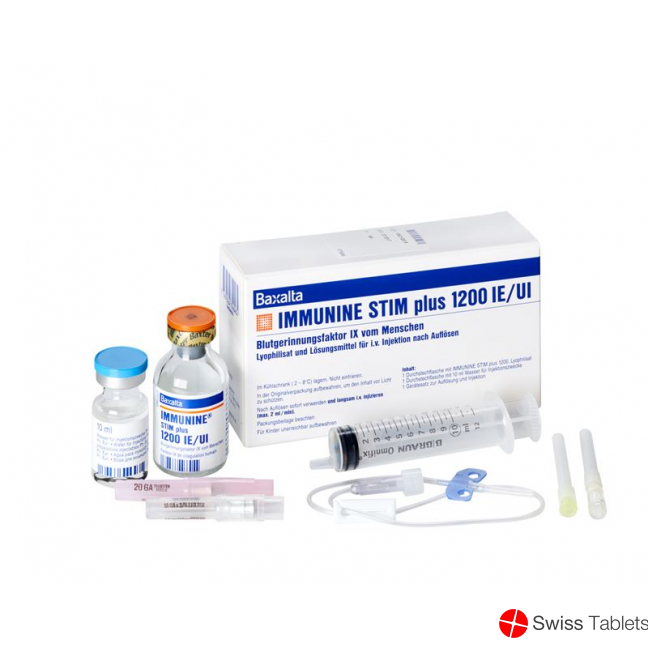 Immunine Stim Plus Trockensubstanz 1200 Ie C S Durchstechflasche buy online