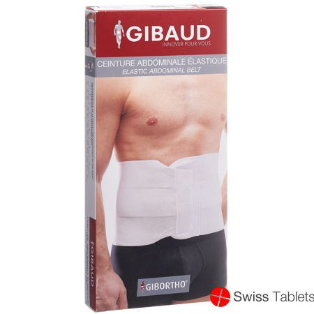 Gibaud Leibgürtel Velcro 24cm 121-135cm Weiss buy online