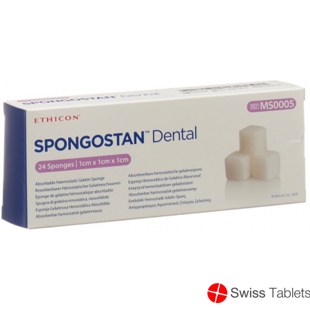 Spongostan Dental 1x1x1cm 24 Stück buy online