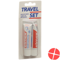 Elmex Rot Zahnpasta Taschenset 2x 12ml