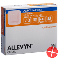 Allevyn Adhesive Wundkompressen 7.5x7.5cm 10 Stück Allevyn Adhesive Wundkompressen 7.5x7.5cm 10 Stück
