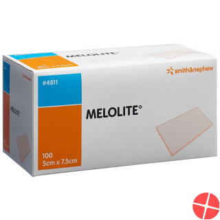 Melolite Wundkompresse 5cmx7.5cm 100 Beutel Melolite Wundkompresse 5cmx7.5cm 100 Beutel