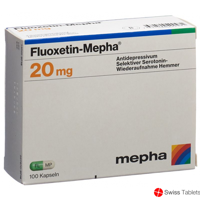 Fluoxetin Mepha Kapseln 20mg 100 Stück buy online