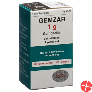 Gemzar Trockensubstanz 1g Vial