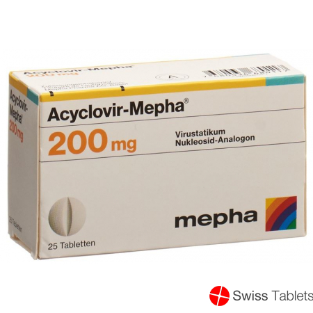 Acyclovir 200mg 25 Tabletten buy online
