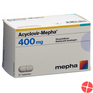 Acyclovir Mepha Tabletten 400mg 70 Stück