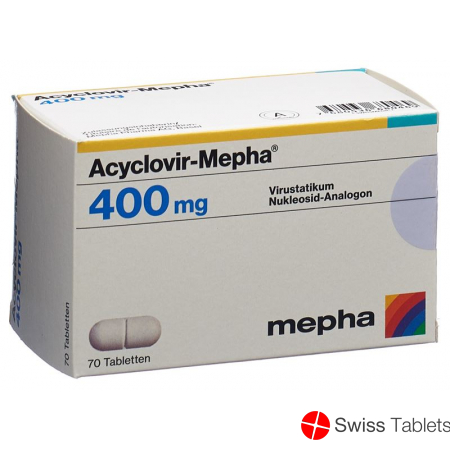 Acyclovir Mepha Tabletten 400mg 70 Stück buy online