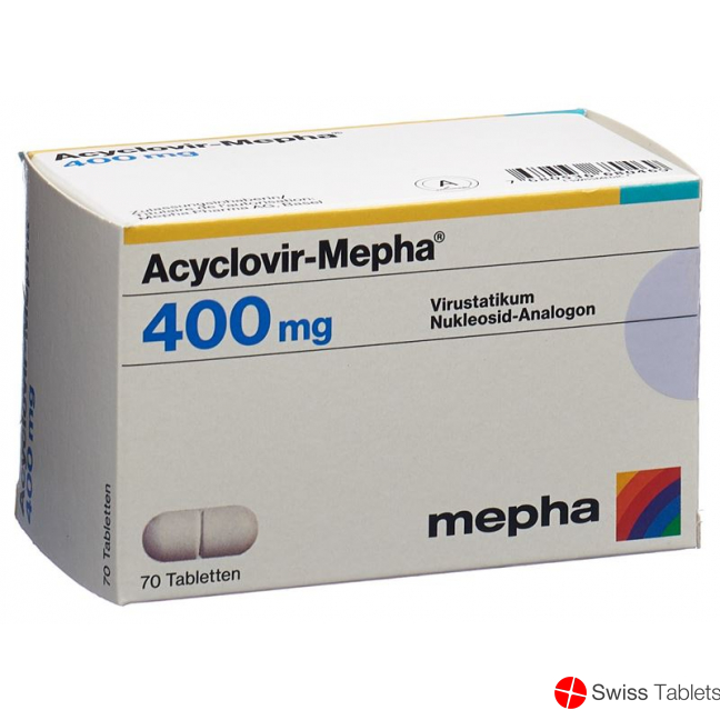 Acyclovir Mepha Tabletten 400mg 70 Stück buy online
