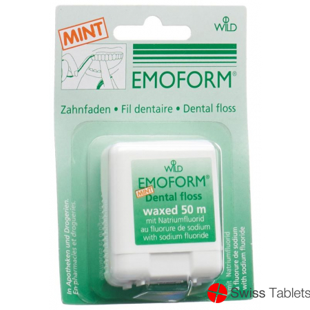 Emoform tooth thread Mint 50m buy online