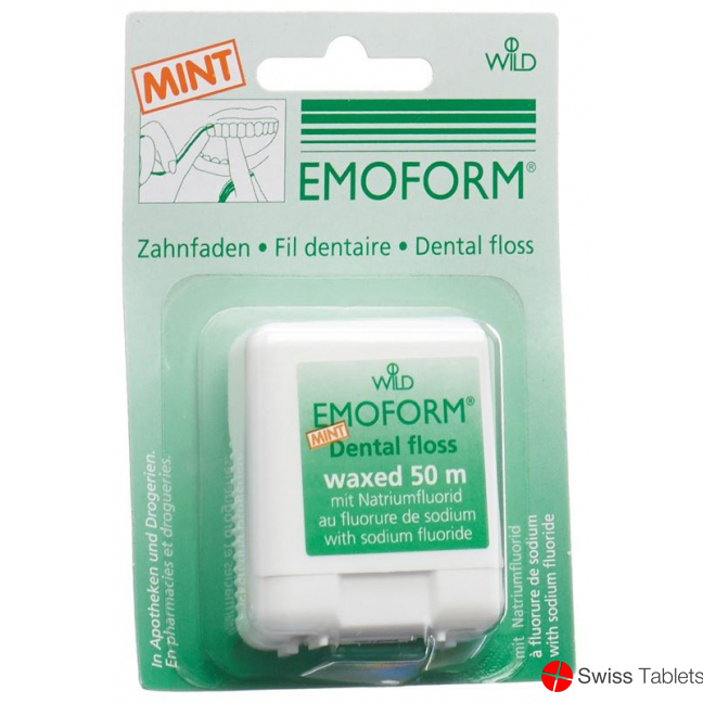Emoform tooth thread Mint 50m buy online