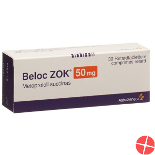 Beloc Zok 50 Retard Tabletten 50mg 30 Stück