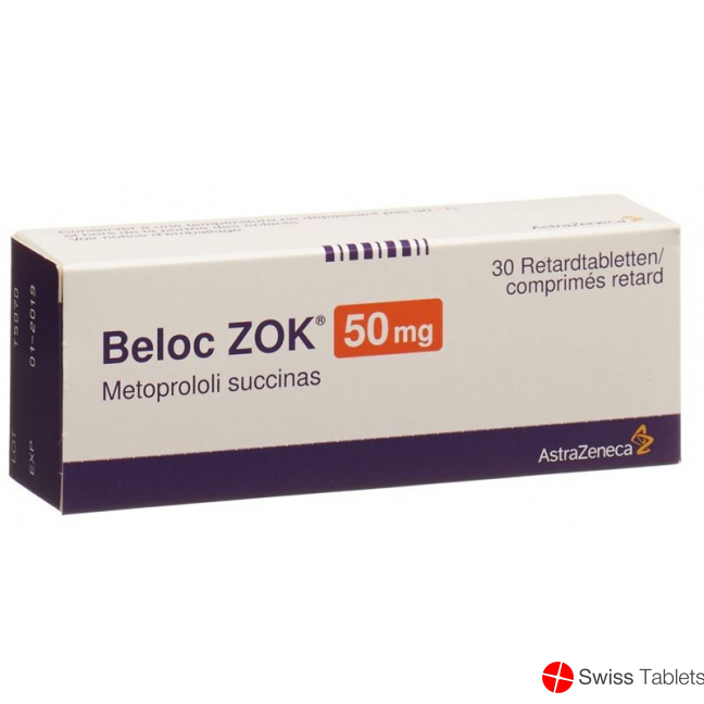 Beloc Zok 50 Retard Tabletten 50mg 30 Stück buy online