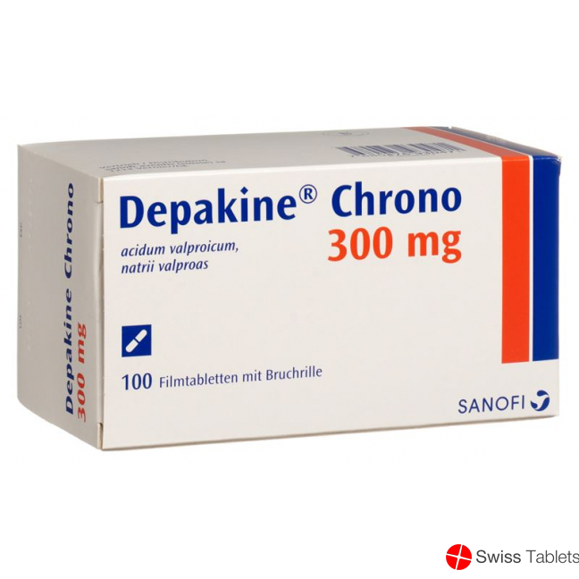 Depakine Chrono Filmtabletten 300mg Teilbar 100 Stück buy online Depakine Chrono Filmtabletten 300mg Teilbar 100 Stück buy online