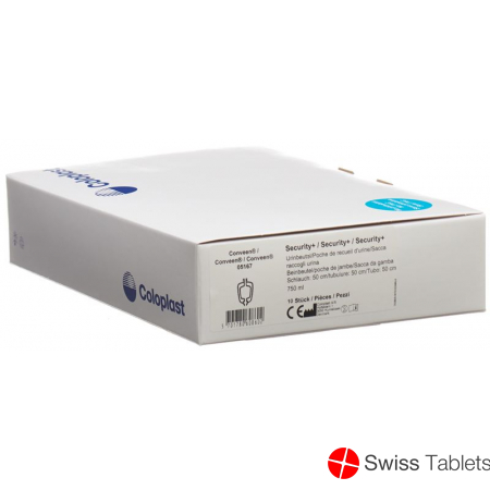 Conveen Security Plus Beinbeutel Unsteril 750ml 50cm 10 Stück buy online