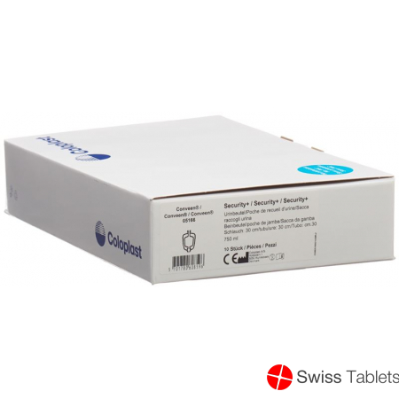 Conveen Security Plus Beinbeutel Unsteril 750ml 30cm 10 Stück buy online