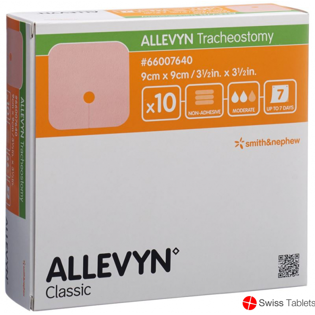 Allevyn Tracheostomy Wundkompressen 9cmx9cm 10 Beutel buy online