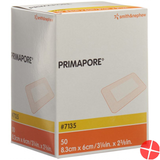 Primapore Wundverband 8.3x6cm 50 Stück