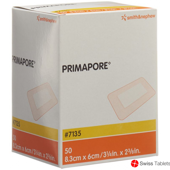 Primapore Wundverband 8.3x6cm 50 Stück buy online
