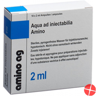 Aqua Ad Injektion Amino Injektionslösung 2ml Ampullen 10 Stück