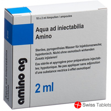 Aqua Ad Injektion Amino Injektionslösung 2ml Ampullen 10 Stück buy online