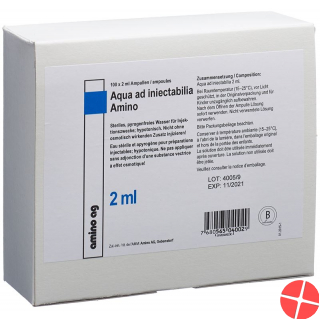 Aqua Ad Injektion Amino Injektionslösung 2ml Ampullen 100 Stück