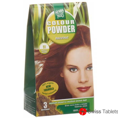 Henna Plus Color Powder 51 Haselnuss 100g buy online