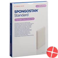 Spongostan Standard Resorbierbarer Hämostatischer Gelatineschwamm 7x5x1cm 2 Stück