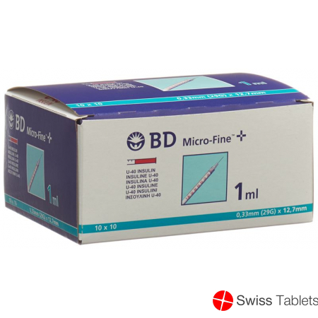 BD Microfine+ U40 Insulin Spritze 100x 1ml buy online