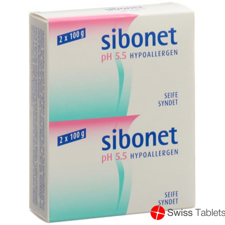 Sibonet Seife Ph 5.5 Hypoallergen 2x 100g buy online