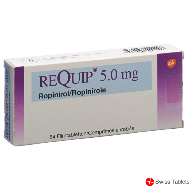 Requip Filmtabletten 5mg 84 Stück buy online