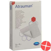 Atrauman Salbenkompressen 7.5x10cm Steril 50 Stück