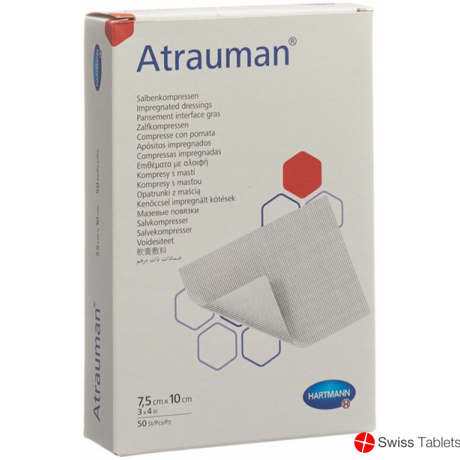 Atrauman Salbenkompressen 7.5x10cm Steril 50 Stück buy online