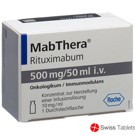 Mabthera Infusionskonzentrat 500mg/50ml Ampullen 50ml buy online