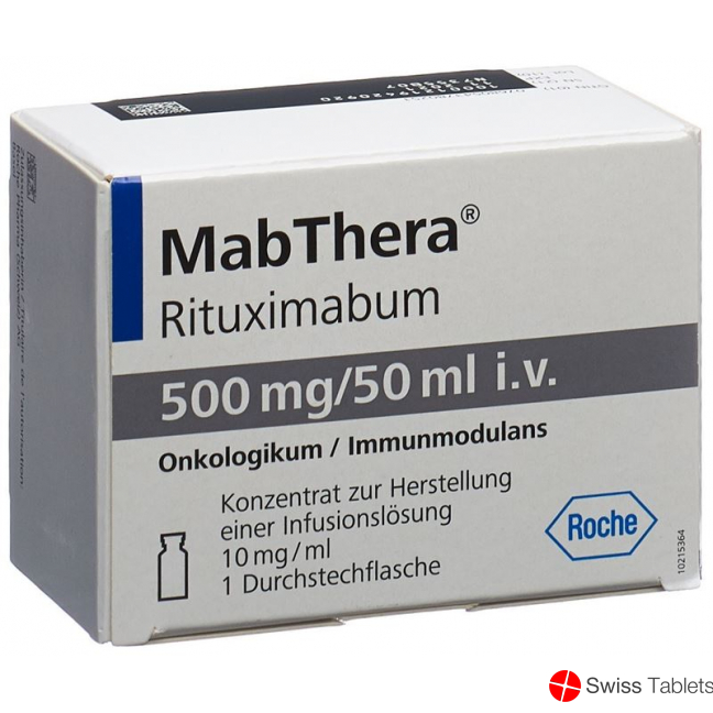 Mabthera Infusionskonzentrat 500mg/50ml Ampullen 50ml buy online