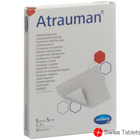 Atrauman Salbenkompressen 5x5cm Steril 10 Stück buy online