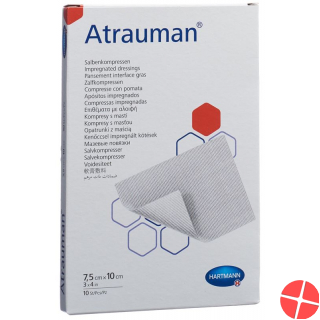 Atrauman Salbenkompressen 7.5x10cm Steril 10 Stück