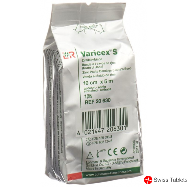 Varicex S Zinkleimbinde 10cm x 5m buy online