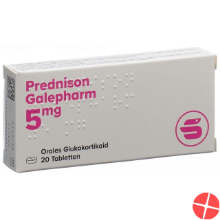 Prednison Galepharm Tabletten 5mg 20 Stück