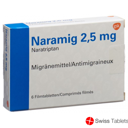 Naramig Tabletten 2.5mg 6 Stück buy online