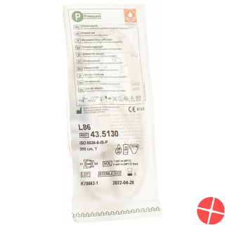Codan Infusgerät Luer Lock L86 P-y M Belueftung