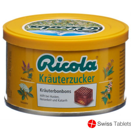 Ricola Kräuterzucker Pastillen 2.5g Dose 100g buy online