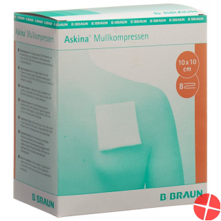 Askina Mullkompresse Steril 10cmx10cm 2x 25 Stück
