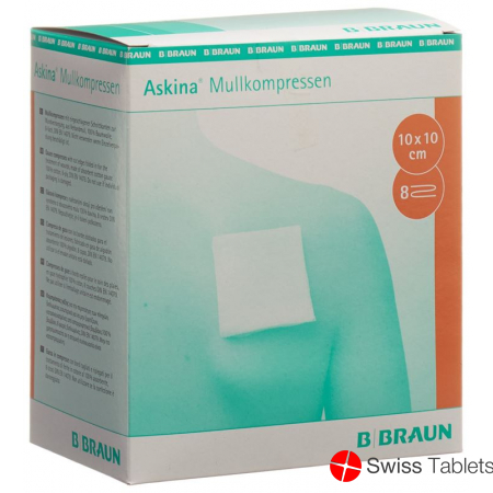 Askina Mullkompresse Steril 10cmx10cm 2x 25 Stück buy online