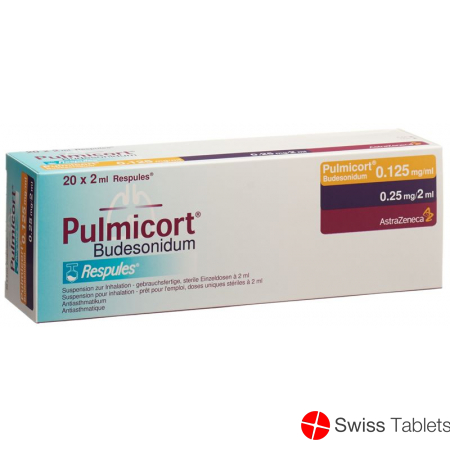 Pulmicort Inhalation Suspension 0.125mg/ml 20 Respule 2ml buy online