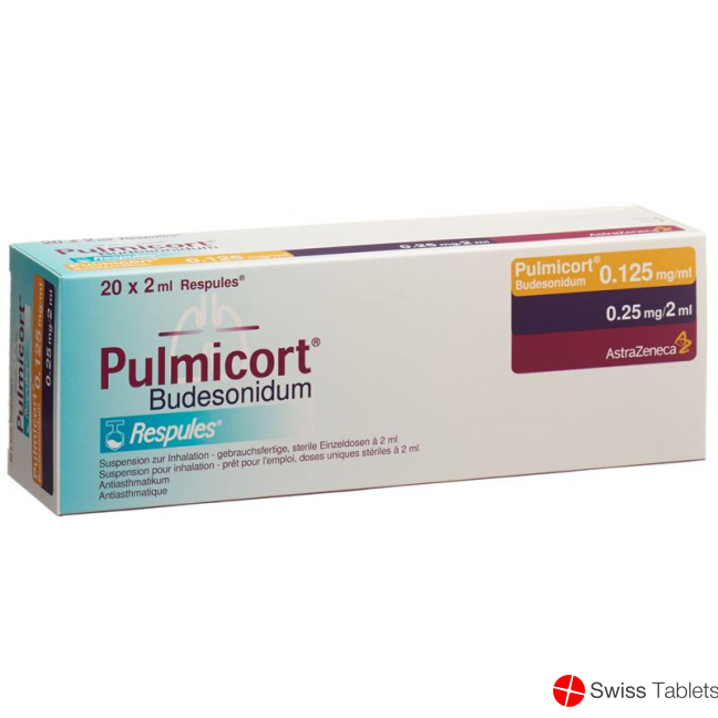 Pulmicort Inhalation Suspension 0.125mg/ml 20 Respule 2ml buy online