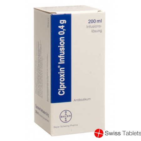 Ciproxin Infusionslösung 0.4g Flasche 200ml buy online