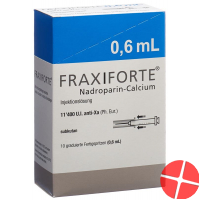 Fraxiforte 0.6ml Injektionslösung 10 Fertigspritzen 0.6ml