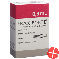Fraxiforte 0.8ml Injektionslösung 10 Fertigspritzen 0.8ml