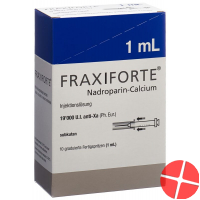 Fraxiforte 1ml Injektionslösung 10 Fertigspritzen 1ml