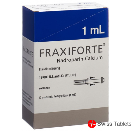 Fraxiforte 1ml Injektionslösung 10 Fertigspritzen 1ml buy online